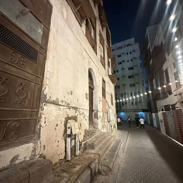 منطقة البلد التاريخية في جدة ببيوتها الحجازية التقليدية