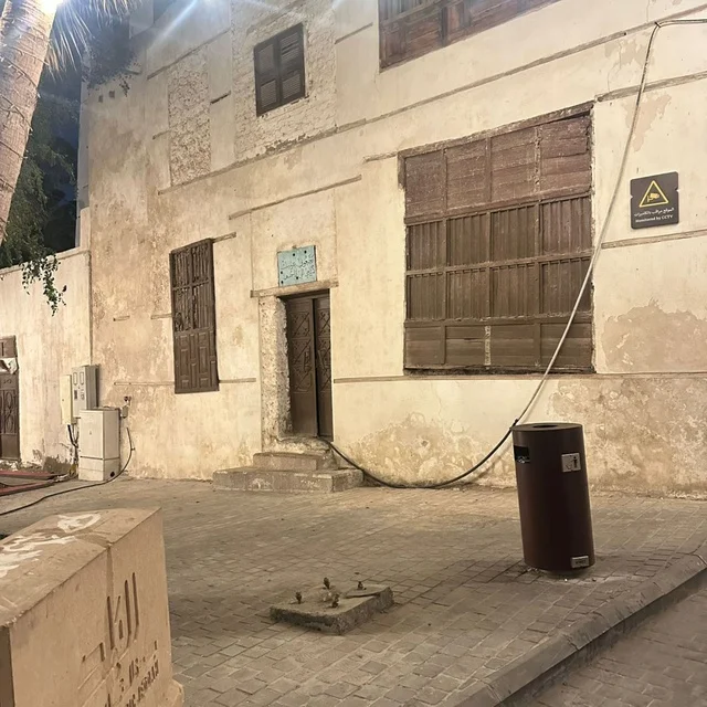 Old Stone Building in Al-Balad Jeddah at Night