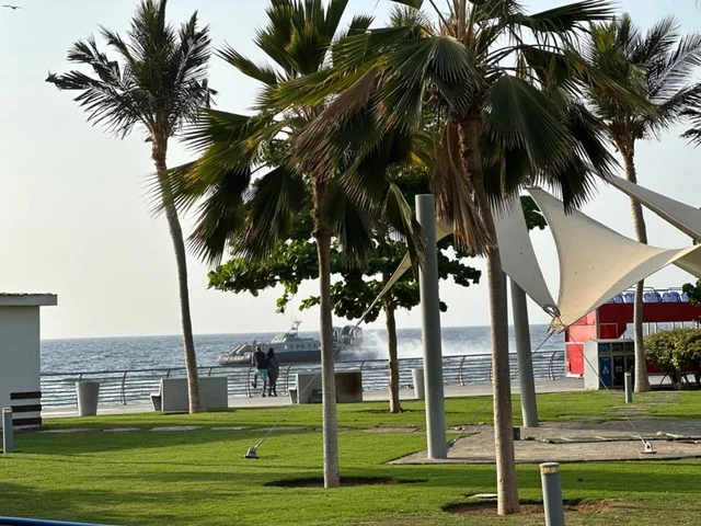Jeddah Corniche Waterfront Park and Red Sea View