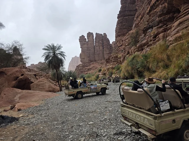 سيارات الدفع الرباعي في جبال تبوك سفاري السعودية