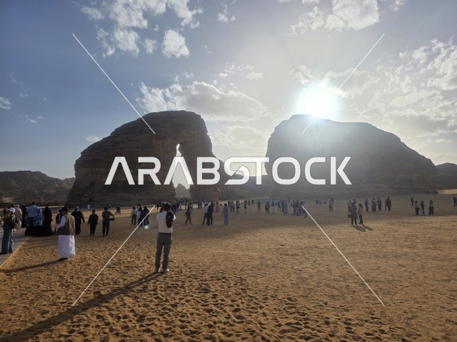 Elephant Rock Al-Ula Saudi Arabia Desert Landmark