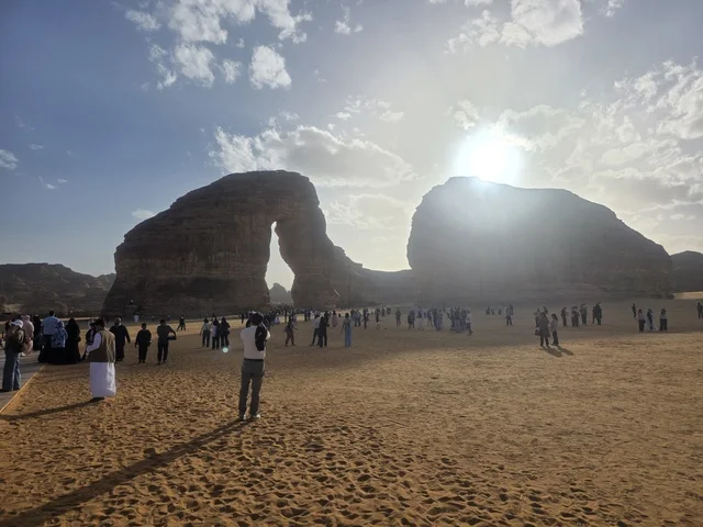Elephant Rock Al-Ula Saudi Arabia Desert Landmark