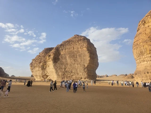 Elephant Rock AlUla Saudi Arabia Desert Landmark
