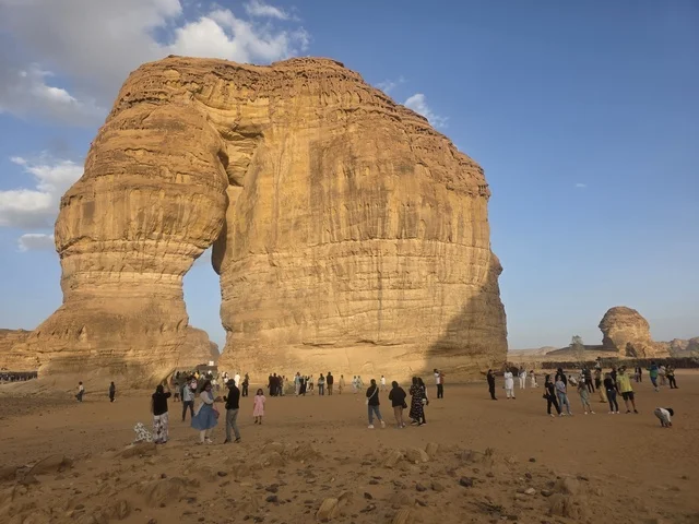 Elephant Rock Jabal Al-Fil AlUla Saudi Arabia Landmark