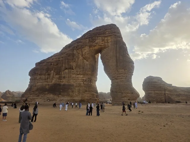 Elephant Rock AlUla Saudi Arabia Desert Landscape