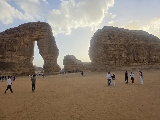 Elephant Rock AlUla Saudi Arabia Desert Landmark