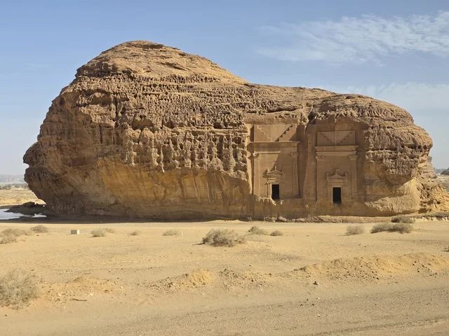Ancient Nabataean Tombs at Hegra AlUla Saudi Arabia