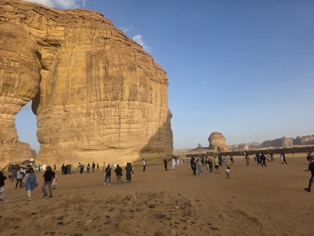 صخرة الفيل العلا المملكة العربية السعودية