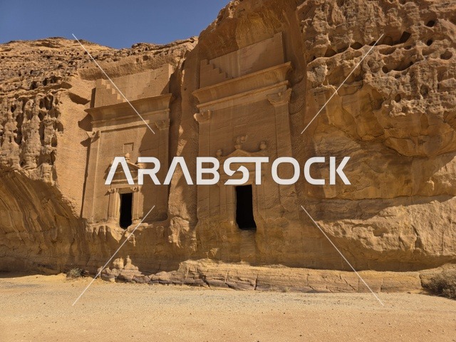 Ancient Nabatean Tombs in Hegra AlUla Saudi Arabia