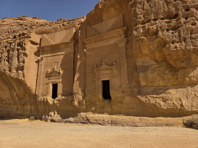 Ancient Nabatean Tombs in Hegra AlUla Saudi Arabia