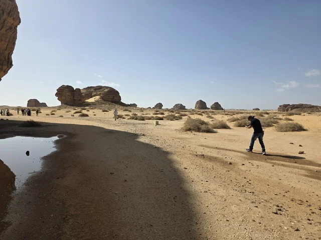 AlUla Rock Formations Saudi Arabia Desert Landscape