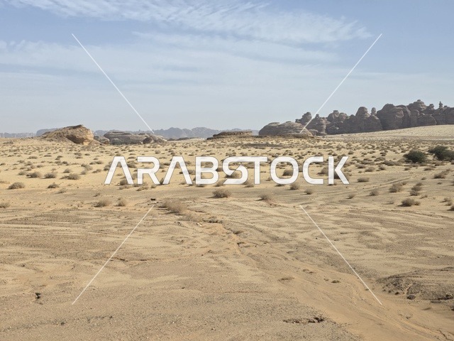 AlUla Desert Landscape Saudi Arabia Rock Formations