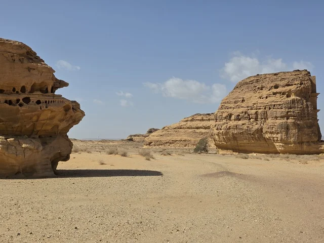 Sandstone Rock Formations in AlUla Desert Saudi Arabia
