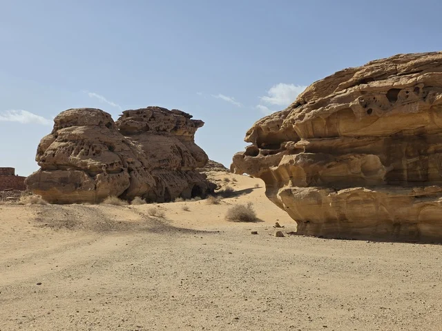 Al-Ula Saudi Arabia Desert Sandstone Rock Formations