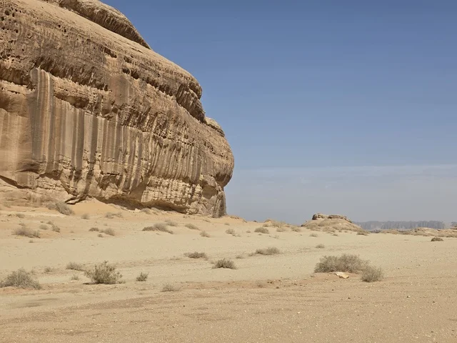Al-Ula Saudi Arabia Desert Rock Formation Landscape