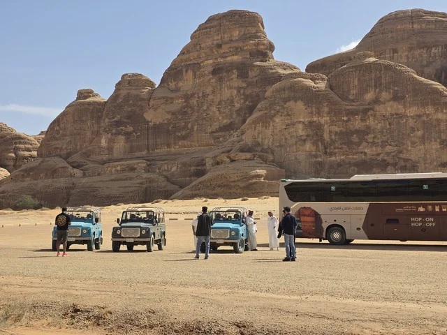 Al-Ula Saudi Arabia Desert Tourism Vehicles