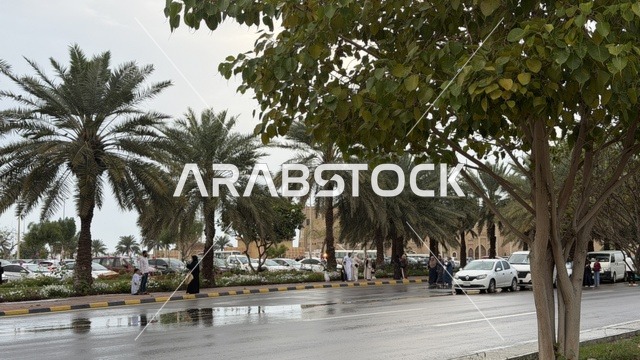 احتفالات العيد في الدمام السعودية بشارع ماطر