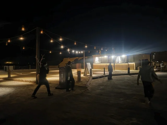 Night Scene at Al-Ula Traditional Market Saudi Arabia