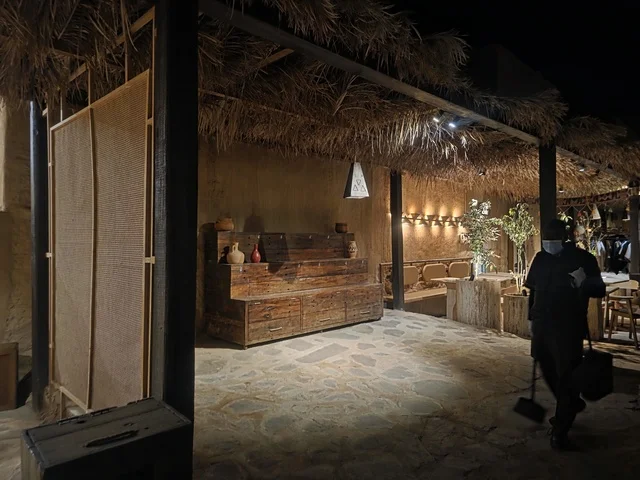 Traditional Heritage Market in AlUla Saudi Arabia at Night