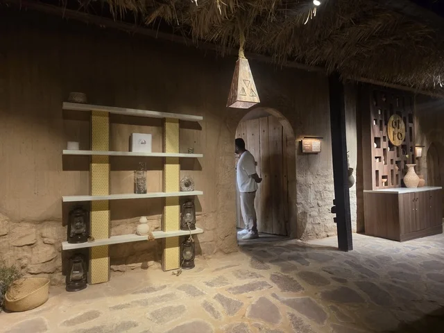 AlUla Old Town Traditional Shop Interior with Lanterns