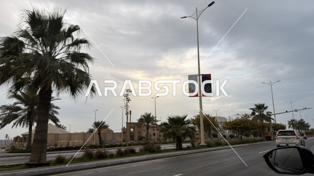 زينة العيد في شوارع الدمام بالمنطقة الشرقية