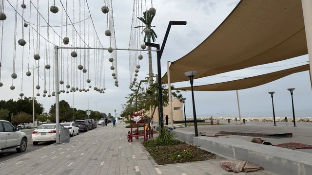 كورنيش الدمام بالمنطقة الشرقية زينة العيد