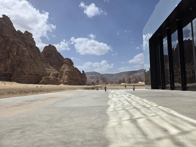 Maraya Concert Hall AlUla Desert Landscape Saudi Arabia