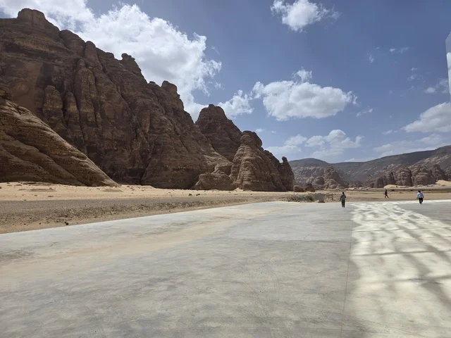 AlUla Saudi Arabia Desert Rock Formations Landscape