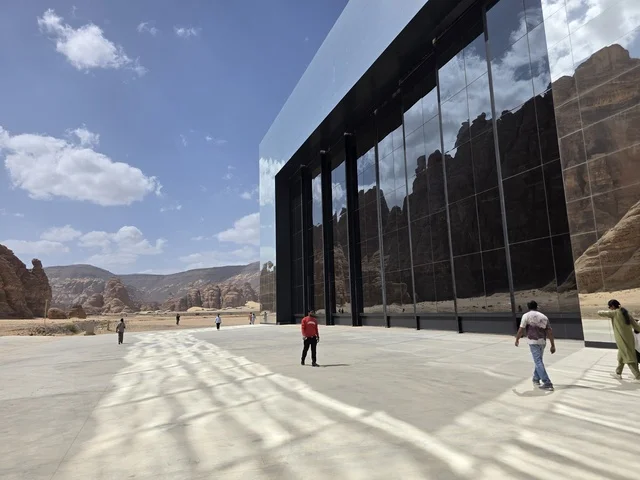 Maraya Concert Hall AlUla Mirrored Building Reflection
