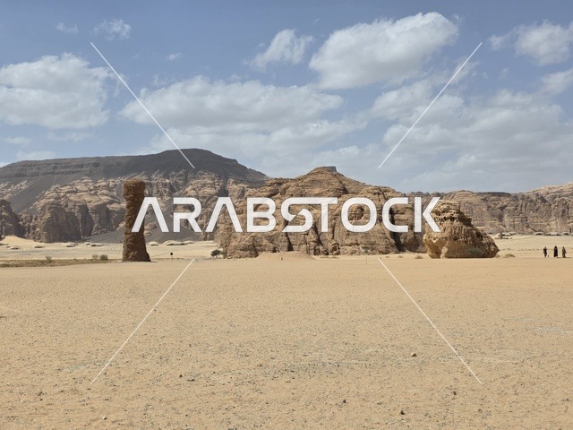 التكوينات الصخرية في العلا بالمملكة العربية السعودية