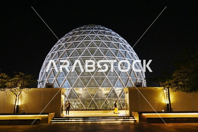 Founder's Memorial Abu Dhabi Night View