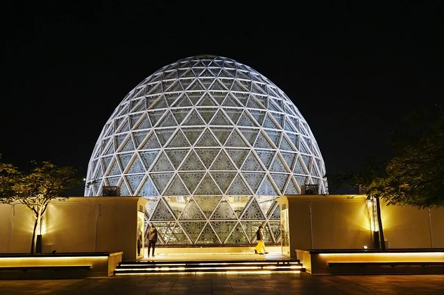 Founder's Memorial Abu Dhabi Night View