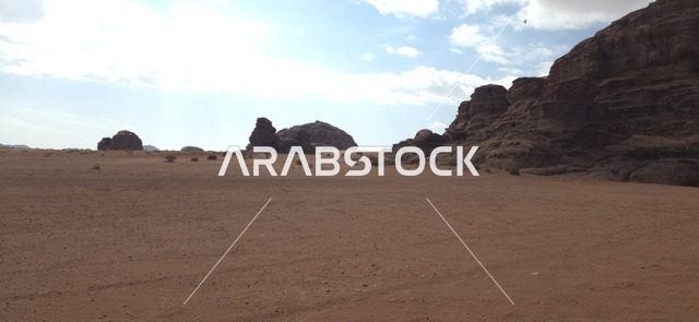 Tabuk Saudi Arabia Sandstone Mountain Desert Landscape