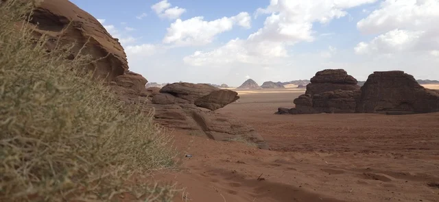 Tabuk Mountains Saudi Arabia Red Sandstone Landscape