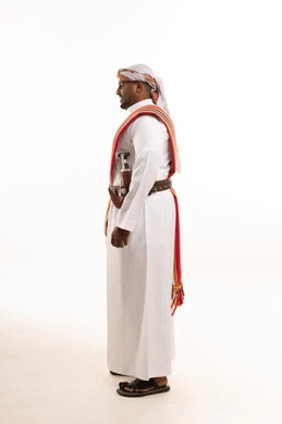 Omani Man in Traditional Dress with Khanjar Profile