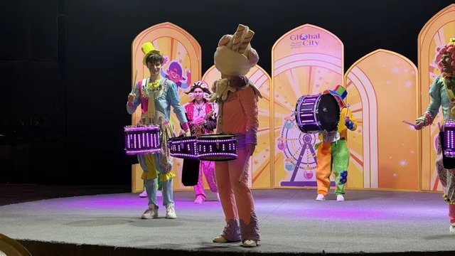 Global Village Dubai Live Stage Performance and Drummers
