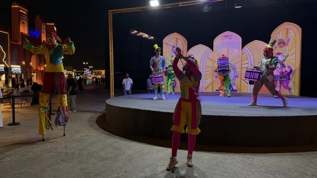 Global Village Dubai Night Festival Performance