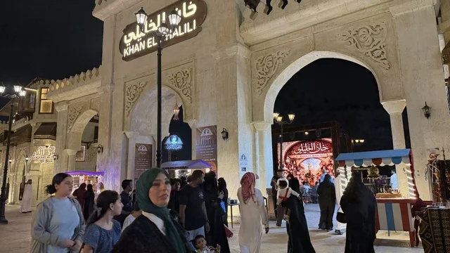 Khan El Khalili Pavilion Global Village Dubai Night