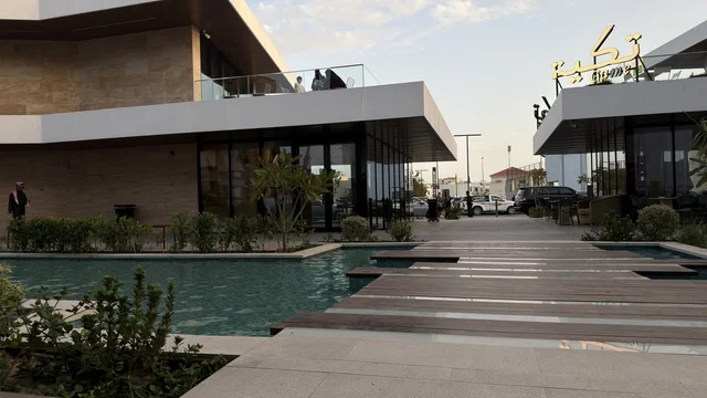 Takya Restaurant Modern Architecture and Pool in Saudi