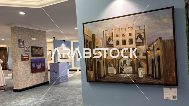 Art Gallery Exhibition Saudi Architecture Painting
