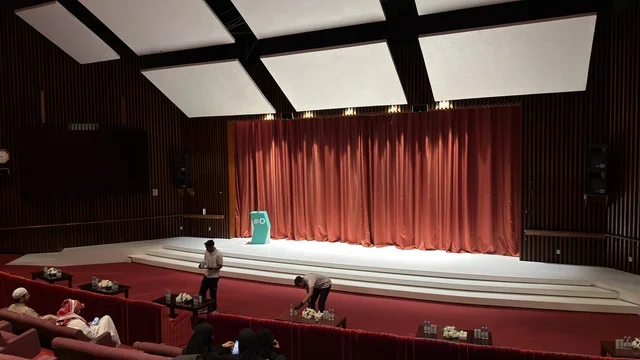 Modern Conference Hall and Stage in Saudi Arabia