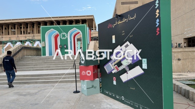 King Saud University Riyadh Event Information Board