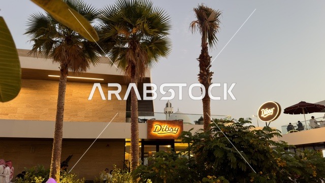 Grand House Complex Al Khobar at Evening