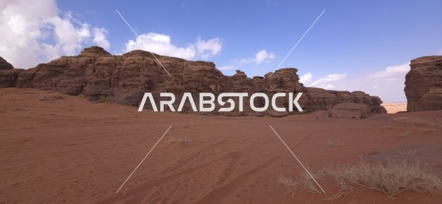 Tabuk Saudi Arabia Desert Rock Formations Landscape