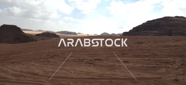 صحراء تبوك والجبال الرملية في السعودية