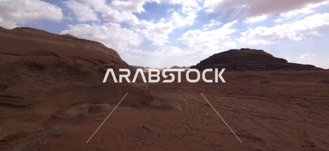 Sandstone Rock Formations in Tabuk Saudi Arabia Desert