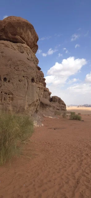 Tabuk Saudi Arabia Desert Rock Formations and Red Sand