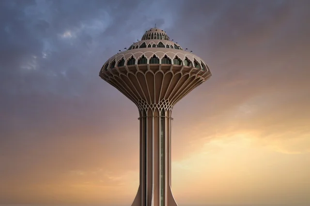 خزان مياه الخبر - شاطيء مدينة الخبر - معالم المنطقة الشرقية والدمام