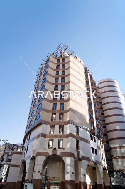 Modern Hotel Building Architecture in Medina Saudi Arabia