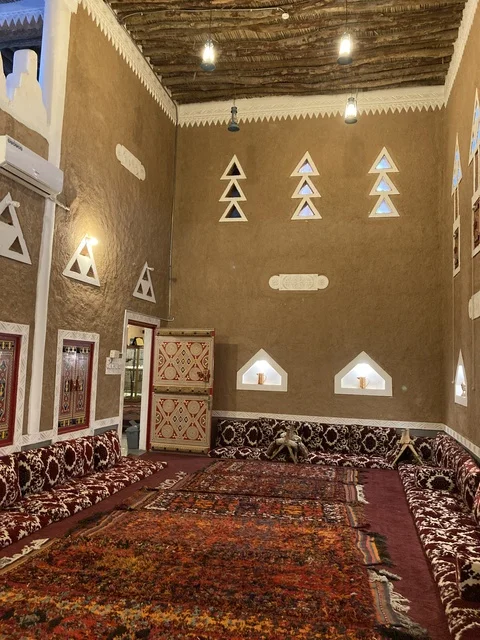 Traditional Najdi Majlis at Al-Oqaylat Museum Buraidah